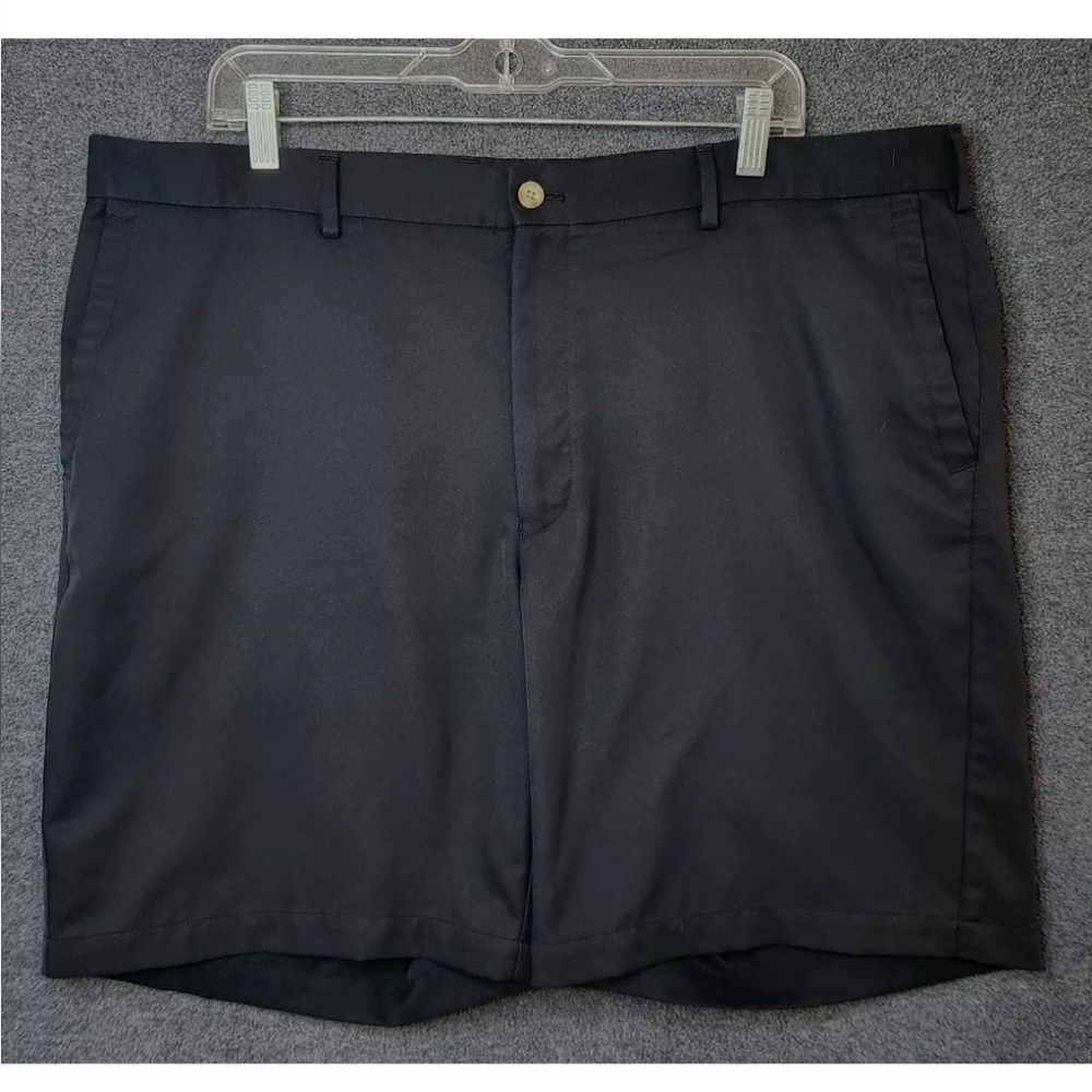 Peter Millar Golf Shorts Mens 40  Crown Sport Black Quick Dryimg UV Protection